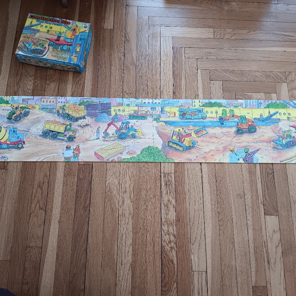 Construction Site Floor Puzzle - Picture 16 of 16